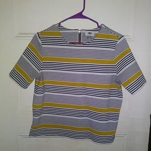Striped short sleeve shirt